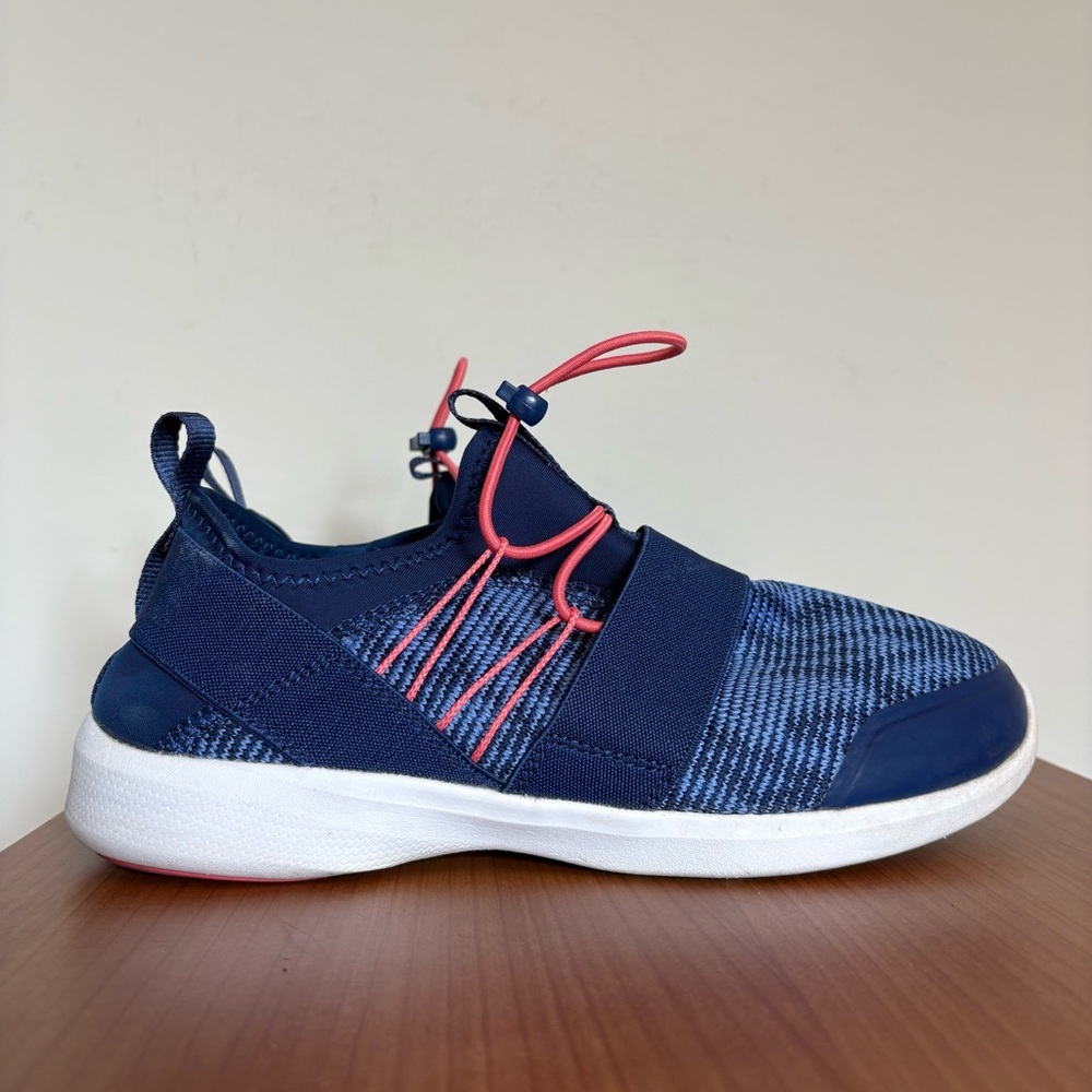Vionic Alaina Navy Slip On Supportive Sneaker with Toggle Size 7 Wide